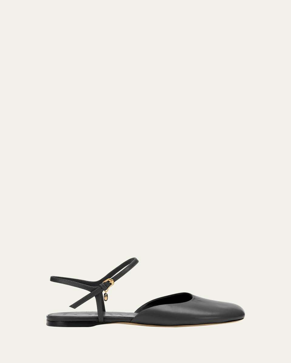 Toy Ankle-Strap Ballerina Flats